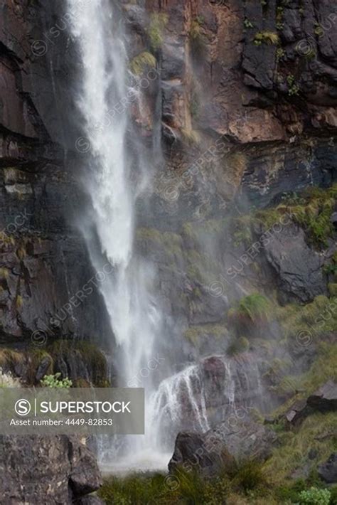 Cascada Juan Jorro Waterfall In The Mountains El Risco Valley Parque