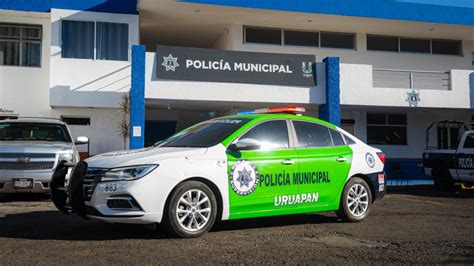 Gobierno de Uruapan refuerza acciones para tener una mejor policía