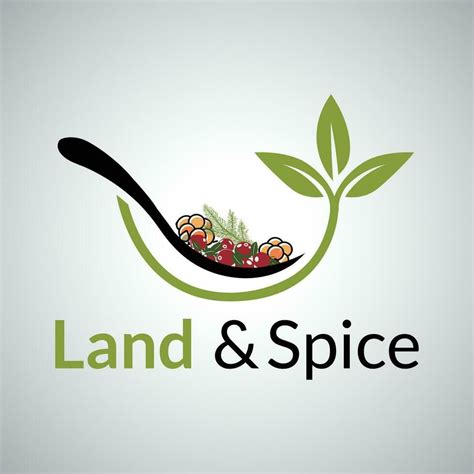 Land spice logo design, spruce logo, vegetable logo, cherry logo ...