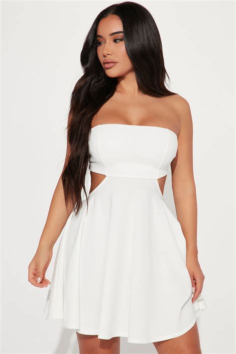 Theodora Mini Dress White Fashion Nova Dresses Fashion Nova