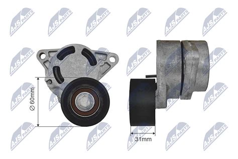 Tensioner Pulley V Ribbed Belt RNK NS 035 NTY 11955 00Q0A 4433874