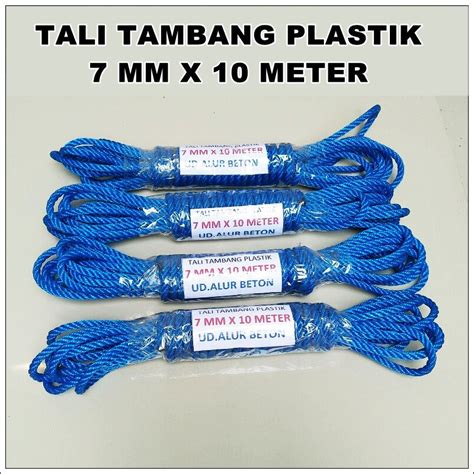 Jual Tali Tambang Plastik Mm X Meter Tampar Plastik Jemuran