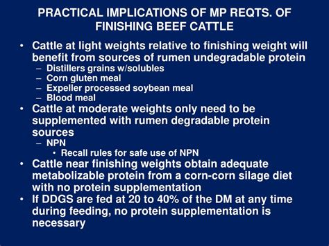 PPT LECTURE 20 FEEDLOT CATTLE NUTRITION PowerPoint Presentation Free