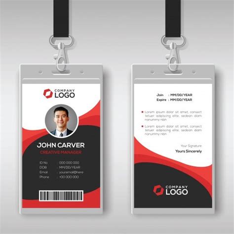 Detail Desain Id Card Karyawan Koleksi Nomer 10