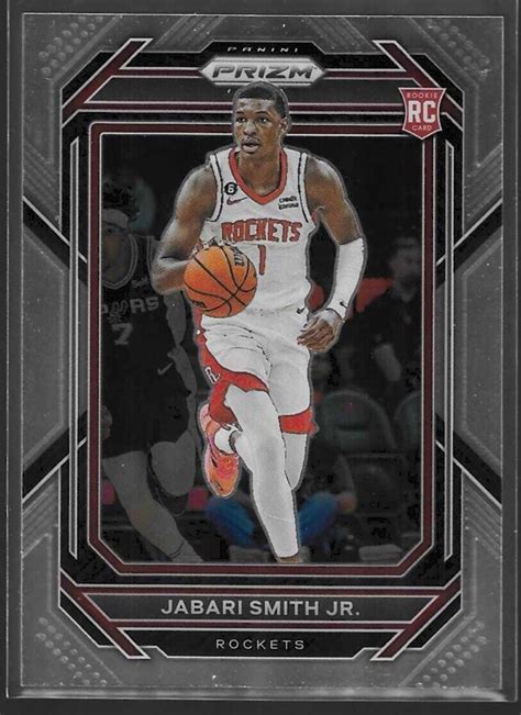 Panini Prizm Jabari Smith Jr Rc Rookie Base Ebay