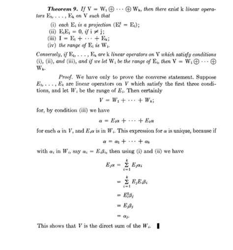 Linear Algebra A Question In A Theorem Of Section 6 6 Of Hoffman Kunze Mathematics Stack