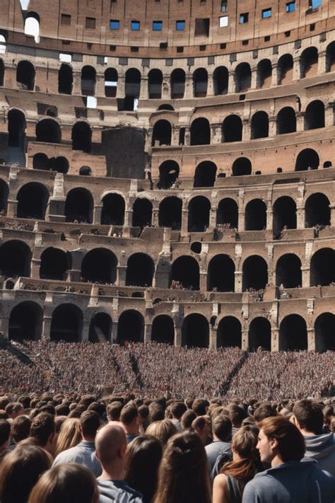 Poisonous Snakes Released Into The Crowd At The Colosseum In By