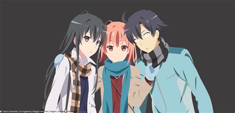 Download Minimalist Yukino Yukinoshita Yui Yuigahama Hachiman Hikigaya