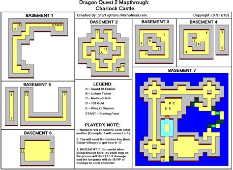 dragon quest ii charlock castle map map  mobile  starfighters