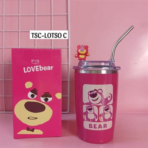 Jual Tumbler Gelas Stainless Lotso Termos Tumbler Motif Lotso Ml