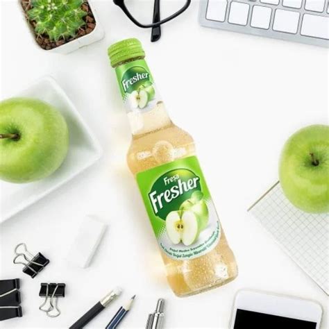 8 Flavours Availiabe Glass Bottle Fresa Fresher Sparkling Fruit Drink