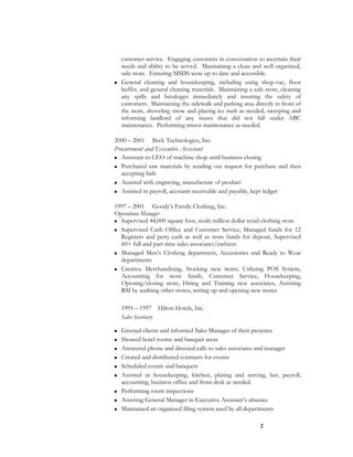 Resume Dana Bosiger Pdf