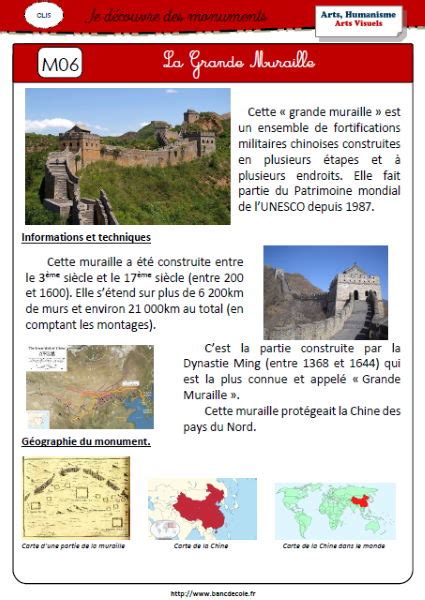 Av Hum Ddm Des Monuments Du Monde 06 Grande Muraille De Chine