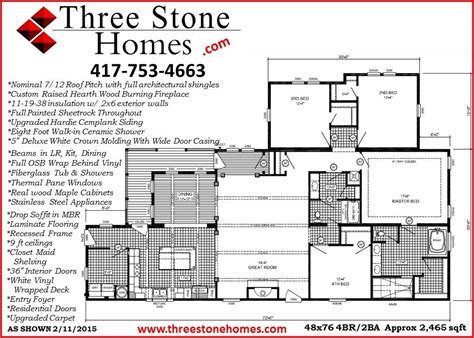 Stone Homes Floor Plan