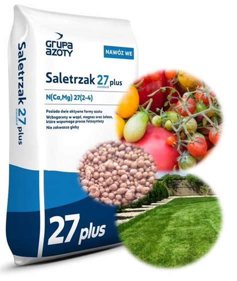 Saletrzak 27 saletrzak granulowany ilość 25kg nawóz azotowy