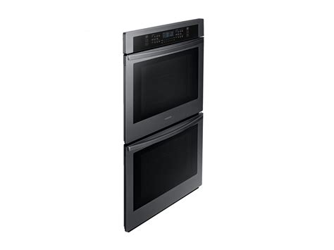 30" Double Wall Oven with Wi-Fi in Black Stainless Steel Wall Ovens - NV51T5511DG/AA | Samsung US