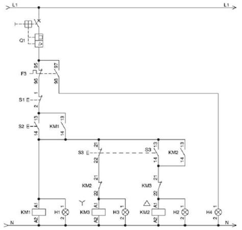 Diagrama De Control De Arranque Estrella Delta Conectar Elev