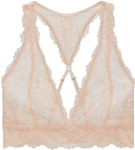 Savage X Fenty Women S Reg Floral Lace Bralette Pink Rose Quartz S At Amazon Women’s Clothing