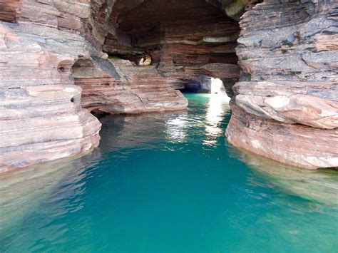 Devils Island Sea Caves Apostle Islands National Lakeshore WI USA 4608