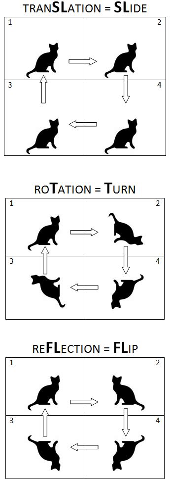 9 Math Worksheets Reflection Rotation Translation - Free PDF at ...