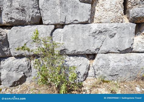 The Cyclopean Walls Of Daorson Outside Of Stolac Bosnia And