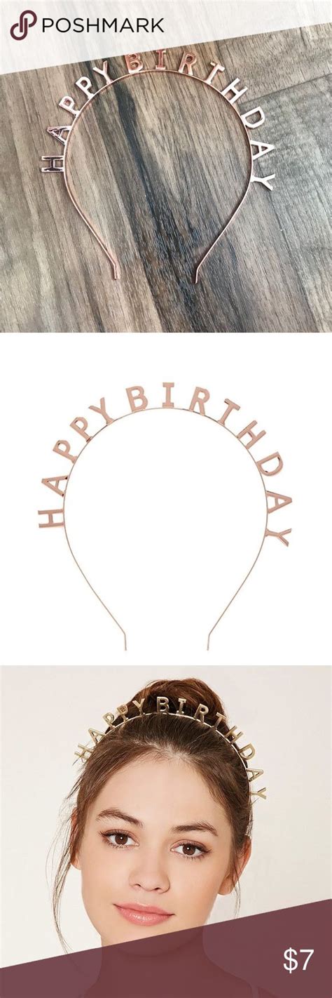 Happy Birthday Headband Rose Gold Birthday Headband Forever 21