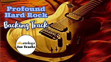 Hard Rock Backing Track Profound Guitar Jam In E Lydian Youtube