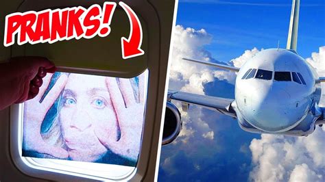 7 FUNNY AIRPLANE PRANKS! - YouTube