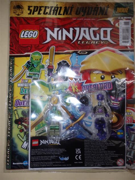 Lego Ninjago časopis 2 X Hračka Lego Lloyd Vs Overlord Aukro