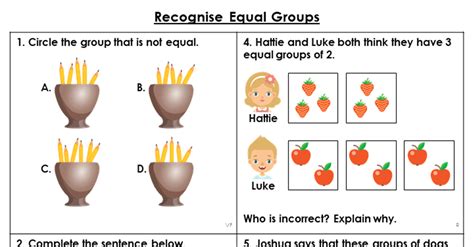 Equal And Unequal Groups