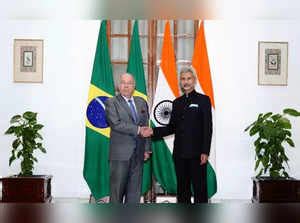 S Jaishankar G20 Meet Jaishankar Meets Counterparts From Brazil