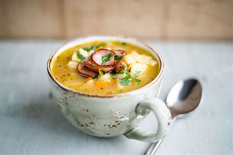 Slow Cooker German Potato Soup Kartoffelsuppe Jamie Oliver