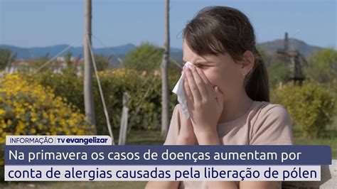 Na primavera os casos de doenças aumentam por conta de alergias