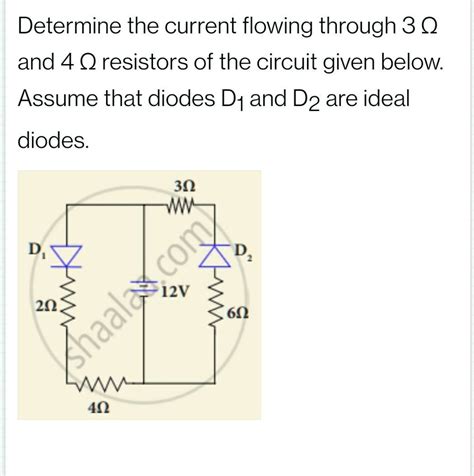 Determine The Current Flowing Through Q And Resistors Of The