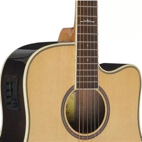 Guitarra electroacústica WS 25 eq Nt color tagima ocre guía para la