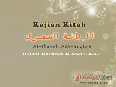 Perbedaan Antara Iman Dan Islam Poin Kitab Al Ibanah Ash