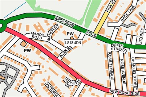 LS18 4DN Maps Stats And Open Data