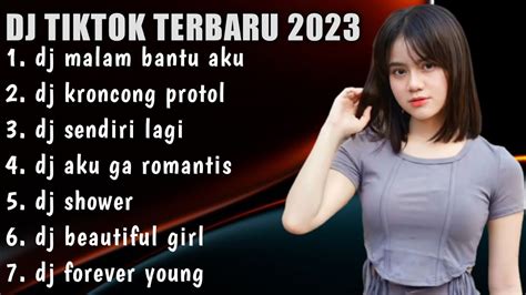 DJ TIKTOK TERBARU 2023 DJ MALAM BANTU AKU TUK LULUHKAN DIA REMIX