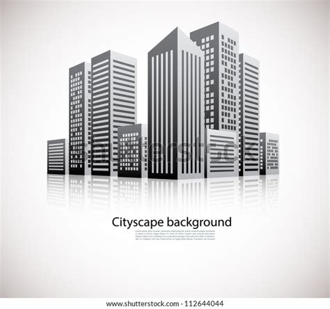 Cityscape Background Stock Vector (Royalty Free) 112644044 | Shutterstock