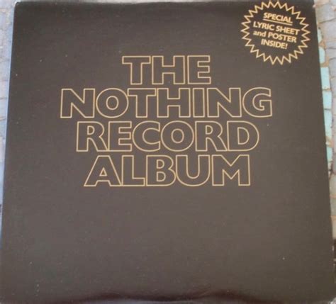 No Artist - The Nothing Record Album - The Record Centre