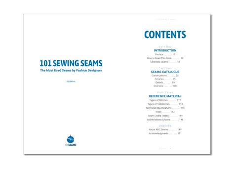 Book Sewing Seams Abc Seams