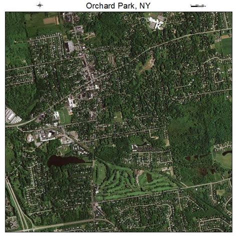 Aerial Photography Map of Orchard Park, NY New York