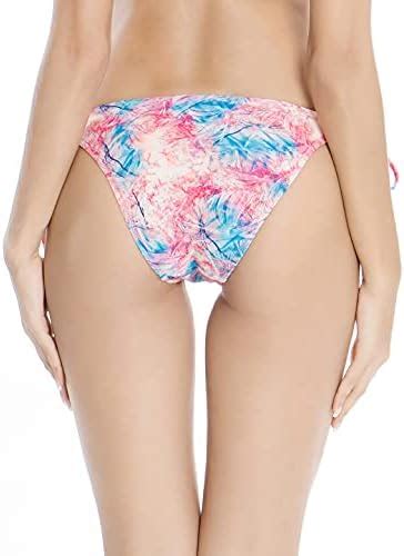 Relleciga Women S Cheeky High Cut Bikini Bottom Side Tie Bikini Bottom