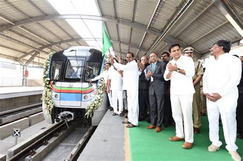 Final section of Hyderabad metro system opened