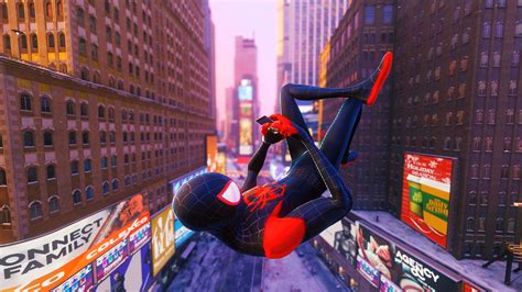 4k Miles Morales Bodysuit Skyscraper Phone Spiderman Miles Morales