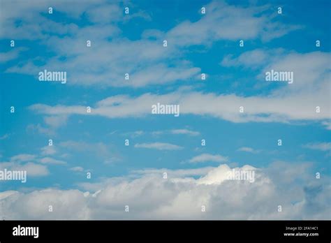 Different shapes of clouds in the sky Stock Photo - Alamy