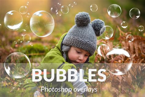 Soap Bubble Overlays For Photoshop Realistic Bubble Overlays Etsy