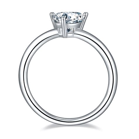 Shop Trillion Cut Moissanite Solitaire Ring Online WeJEWELER