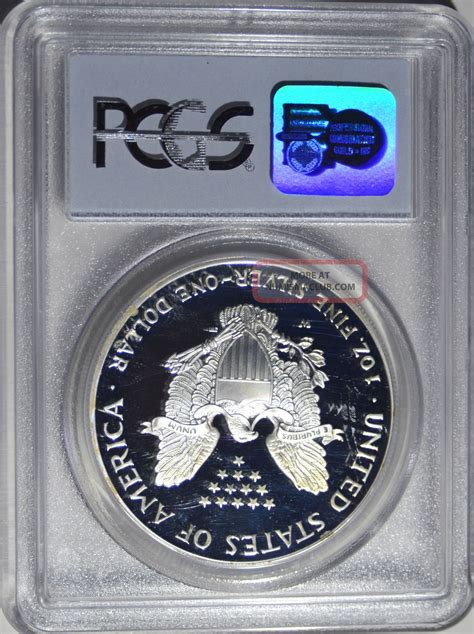 2004 W American Eagle Silver Dollar Pr69 Dcam Pcgs Proof 69 Deep Cameo