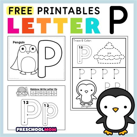 Letter P Preschool Printables Preschool Mom